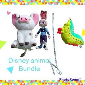 Disney Toy bundle Pua, Judy, Bugs Life, Zootopia